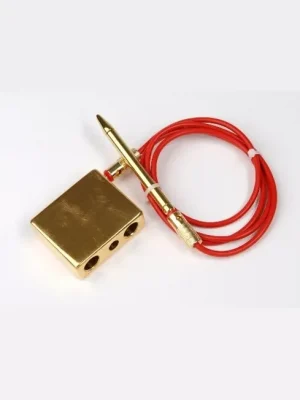 Goldfarbener KIWA Biofit Comfort mit rotem Kabel und Stift